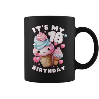 18° Compleanno Ragazza 18 Anni Gelato Numero 18 Tazze - Novitaregali