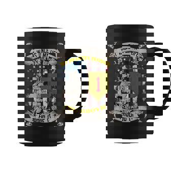 1st Infantry Division Veteran Fort Riley Kansas Vintage Tee Coffee Mug | Mazezy