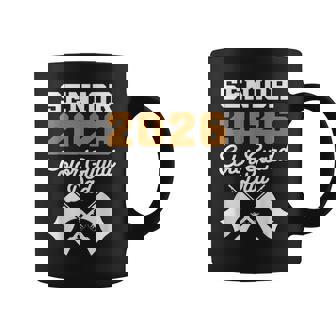 2026 Senior Color Guard Dad Flag Marching Band Parent Coffee Mug | Mazezy