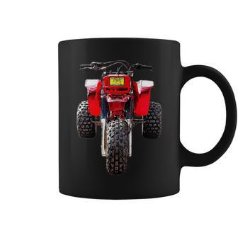 250 R 3 Wheeler All Terrain Vehicle 1985 Vintage Retro Three Wheeler Atv Atc 250R Small Black Coffee Mug - Thegiftio UK