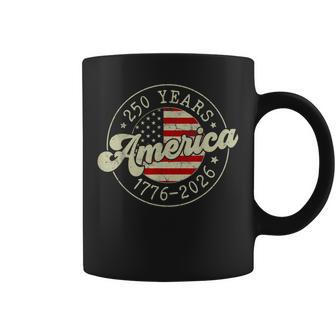 250 Years America Us Flag 250Th Anniversary Usa 4Th Of July Coffee Mug - Thegiftio UK