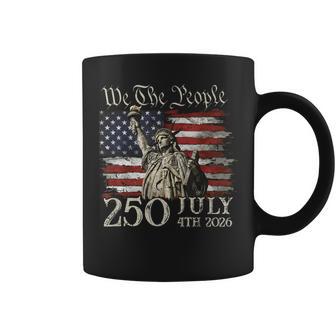 250 Years American 250Th Anniversary Us Usa Flag 4Th Of July Coffee Mug | Mazezy