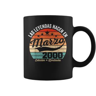 26 Años Cumpleaños Las Leyendas Nacen En Marzo De 2000 Taza de café - Regaloses