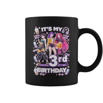 3Rd Birthday 3 Year Old Girl Korean Pop Kpop Bday Party Coffee Mug - Thegiftio UK