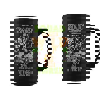 3Rd Birthday Zoo Safari Jungle Squad Of The Wild And Three Coffee Mug - Monsterry