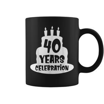 40年のお祝い イベント、記念日、誕生日。 コーヒーマグ - Kawaiitshirt