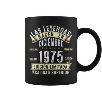 50 Años Cumpleaños Las Leyendas Nacen En Diciembre De 1975 Taza de café - Regaloses