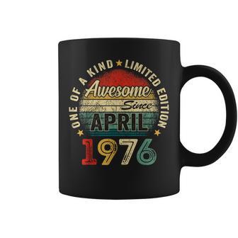 50 Years Old Awesome Since April 1976 50Th Birthday Dad Coffee Mug - Thegiftio