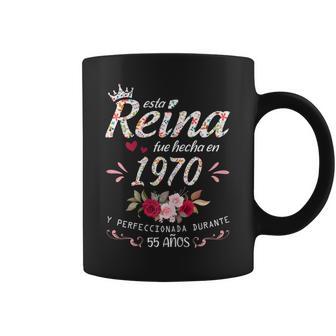 55 Años Cumpleaños Hecha En 1970 55 Cumpleaños Regalo Taza de café - Regaloses