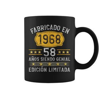 58 Años Cumpleaños Hombre Fabricado En 1968 Taza de café - Regaloses