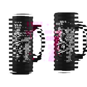 I Was 6 Now I Am 7 Coquette Checkered Leopard Birthday Girl Coffee Mug | Seseable CA