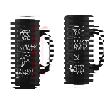 6-7 Meme Nice Naughty 67 Christmas Brain Rot Coffee Mug - Thegiftio