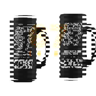 6 7 Meme Six Seven Leopard Teacher Kids 67 Days Of School Coffee Mug | Mazezy