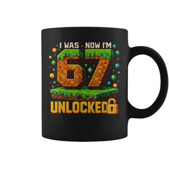 I Was 6 Now I’M 7 Unlocked Gamer Birthday Coffee Mug | Seseable CA