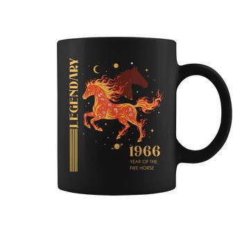 60 Geburtstag Jahr Des Feuerpferdes 2026 Retro 1966Ternzeichen Tassen - Geschenkecke