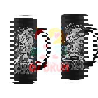 67 Bruh Dabbing Snowman Santa Hat Winter Holiday Coffee Mug - Monsterry