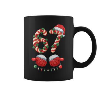 67 Christmas 6 7 Meme Pajamas Holiday Gen Alpha Slang Coffee Mug - Thegiftio UK