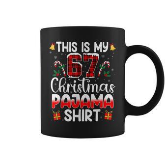 This Is My 67 Christmas Pajama Six Seven Meme Coffee Mug - Thegiftio UK
