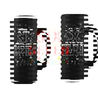 67 Christmas Red Buffalo Plaid 6 7 Internet Meme Xmas Pj 67 Coffee Mug | Mazezy