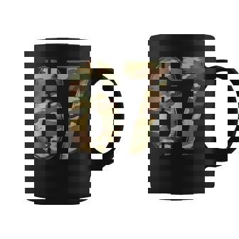 67 Hunting Camo Six Seven 6 7 Meme Camouflage 67 Coffee Mug | Mazezy