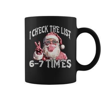 67 Meme Six Seven Christmas 6-7 Meme Santa 6 7 Coffee Mug - Thegiftio UK