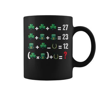 67 Meme Six Seven Puzzle Math Irish Holiday Humor Coffee Mug - Thegiftio