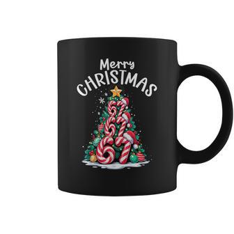 67 Merry Christmas Tree Candy Cane Santa Hat Six Seven Meme Coffee Mug - Thegiftio UK