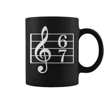 67 Music Meme Slang Six Seven Music Teacher School Choir Coffee Mug | Mazezy