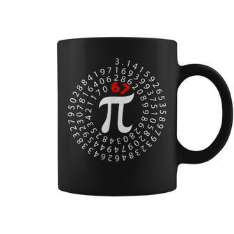 67 Pi Day Six Seven Meme Pi Symbol Math Teacher Boys Girls Coffee Mug - Monsterry