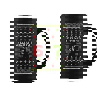 67 Santa Ugly Christmas Six Seven Coffee Mug | Seseable CA