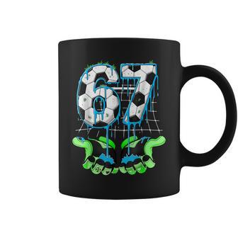67 Soccer Six Seven Gen Alpha Meme Drip 67 Meme Coffee Mug - Thegiftio UK