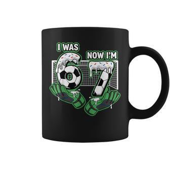7 Year Old Birthday Soccer I Was 6 Now I'm 7 Coffee Mug - Thegiftio UK