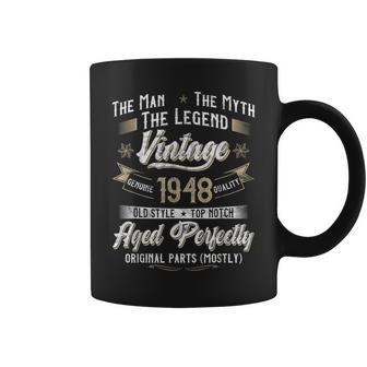 78 歳の誕生日プレゼント ヴィンテージ 1948 男性 面白い 78 歳 1948 コーヒーマグ - Kawaiitshirt