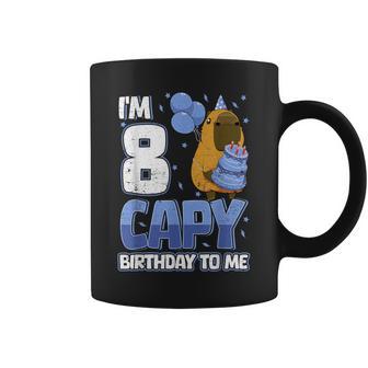 8 Years Capy Birthday To Me Boys 8Th Birthday Capybara Coffee Mug | Mazezy