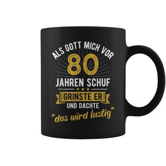 80 Geburtstag Als Gott Michor 80 Jahrenchuf Tassen - Geschenkecke
