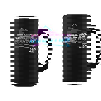 80S Houston 80年代ヒューストン 長袖tシャツ コーヒーマグ - Kawaiitshirt