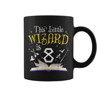 8Th B-Day Magic Wizard 8 Year Old Birthday Matching Family Coffee Mug - Thegiftio UK