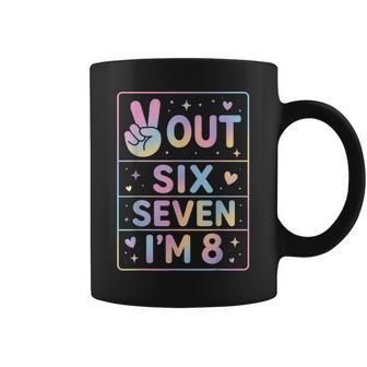 8Th Birthday Girl Outfit 6 7 Meme Eighth Im 8 Year Old Girls Coffee Mug - Thegiftio