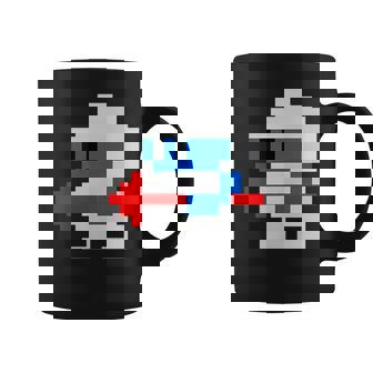 8ビット80年代レトロクラシックビデオゲームキャラクターダグヒーロー コーヒーマグ - Kawaiitshirt