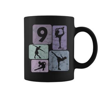 9 Cumpleaños Patinaje Artístico 9 Años Patinaje Artístico Taza de café - Regaloses