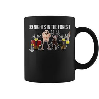 99 Nights Deer In The Forest Scary Gamer Kids Coffee Mug | Mazezy