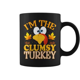 99 Thanksgiving I'm The Clumsy Turkey Matching Coffee Mug - Thegiftio UK