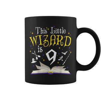 9Th B-Day Magic Wizard 9 Year Old Birthday Matching Family Coffee Mug - Thegiftio UK
