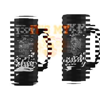 9Th Birthday For Boys Basketball Nine 9 Year Old Coffee Mug - Monsterry