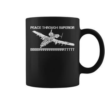 A-10イボイノシシサンダーボルトプレーンミームbbbrrrtttおかしいジョーク 長袖tシャツ コーヒーマグ - Kawaiitshirt