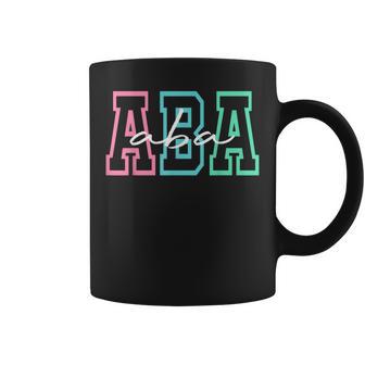 Aba Retro Applied Behavior Analyst Aba Therapist Coffee Mug - Thegiftio UK