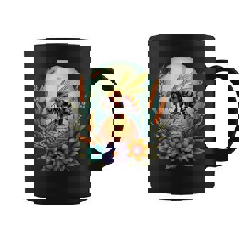 Abeille D'abeilleur Ruche Avec Fleurs Nature Florale Tasse - Cadeauxyz