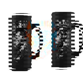 Abraham Lincoln 4 Juillet Drapeau Américain Homme Merica Tasse - Cadeauxyz