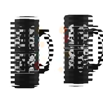 Abstract Contemporary Flower Line Art Mid Century Modern Coffee Mug | Mazezy