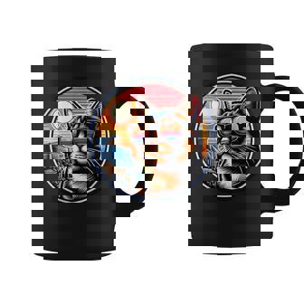 Acropolis Of Athens And Cat At The Parthenon Coffee Mug | Mazezy